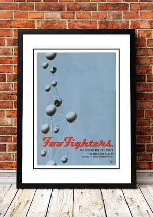Foo Fighters ‘The Colour And The Shape’ In Store Poster 1997