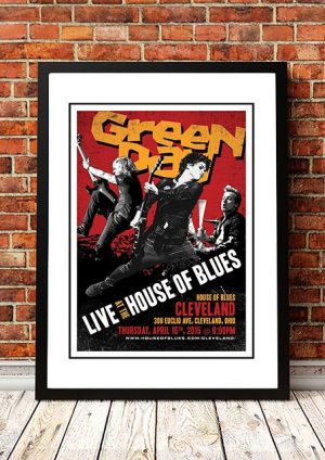 Green Day ‘House Of Blues’ Cleveland, USA 2015