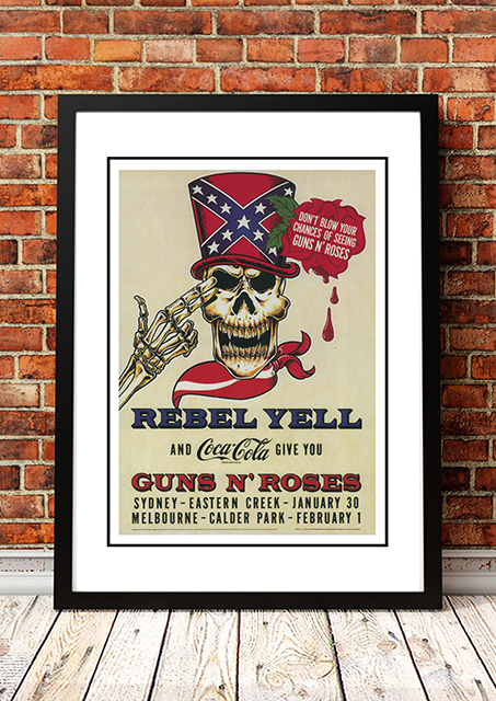 Guns n Roses concert  poster print  A4 Size 