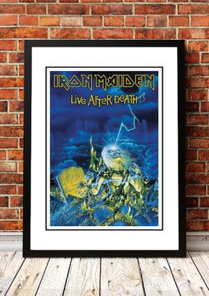 Iron Maiden ‘Life After Death’ In Store Poster 1985