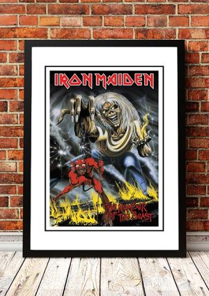 Iron Maiden ‘Number Of The Beast’ In Store Poster 1982