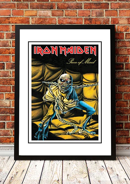 送料0円】 Iron Maiden Piece of mind w obi poster www.hallo.tv