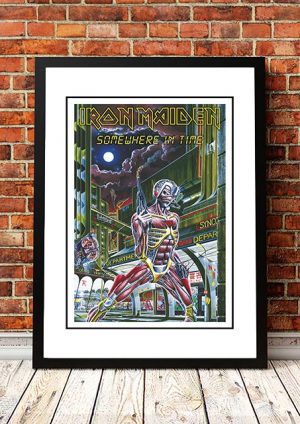 Iron Maiden ‘Somewhere In Time’ In Store Poster 1986