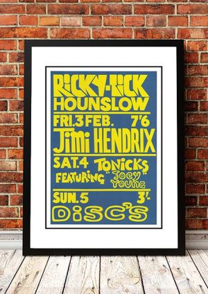 Jimi Hendrix ‘Ricky Tick’ Hounslow, UK 1967