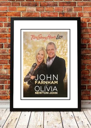 John Farnham / Olivia Newton-John ‘Two Strong Hearts’ Tour Poster 2015