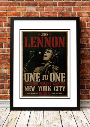 John Lennon ‘Madison Square Garden’ New York, USA 1972