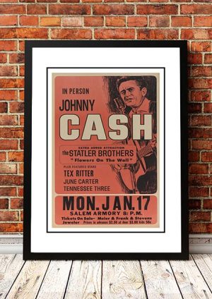 Johnny Cash ‘Salem Armory’ Oregon, USA 1966