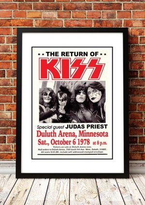 KISS / Judas Priest ‘Duluth Arena’ Minnesota, USA 1978