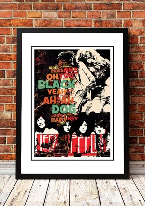 Led Zeppelin ‘Black Dog’ Poster