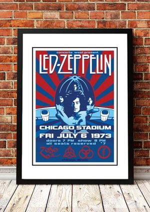 Led Zeppelin ‘Chicago Stadium’ Chicago, USA 1973