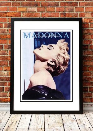 Madonna ‘True Blue’ In Store Poster 1986