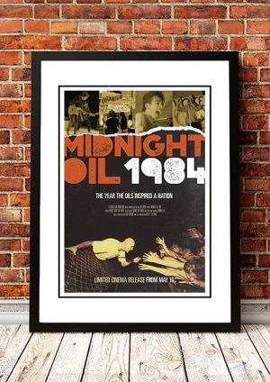 Midnight Oil ‘1984’ Movie Poster 2018