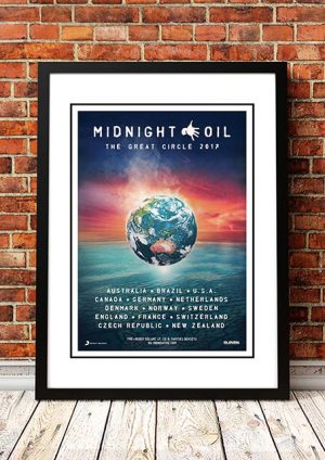 Midnight Oil ‘Great Circle’ World Tour 2017