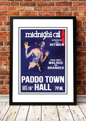 Midnight Oil ‘Paddo Town Hall’ Sydney, Australia 1978