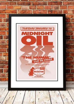 Midnight Oil ‘Panthers’ Sydney, Australia