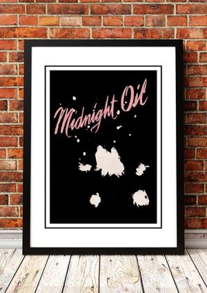 Midnight Oil ‘Splashes’ Tour Poster 1978