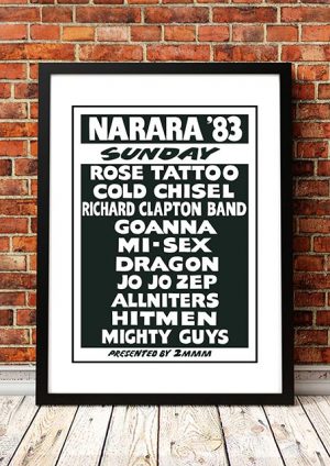 Rose Tattoo / Cold Chisel / Dragon / Mi-Sex ‘Narara Music Festival’ Australia 1983
