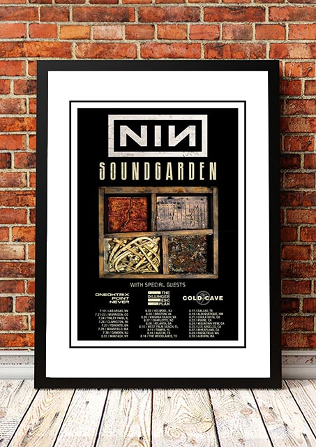 Nine Inch Nails / Soundgarden 'US Tour' 2014 | Band & Concert Posters!