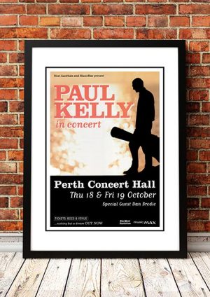 Paul Kelly ‘Nothing But A Dream’ Tour Perth, Australia 2001