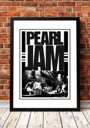 Pearl Jam ‘Live’ In Store Poster