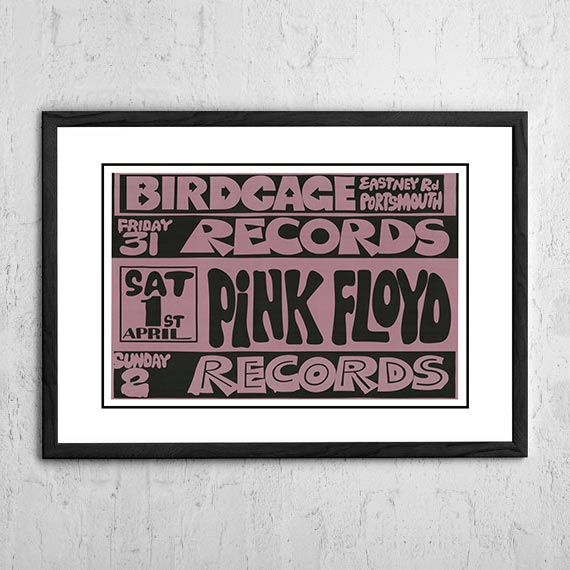 Pink Floyd Poster Dark Side of the Moon Oak Framed Ready To Hang Frame Free P&P