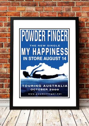 Powderfinger ‘My Happiness’ In Store Poster 2000