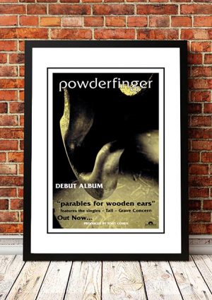 Powderfinger ‘Parables Of Wooden Ears’ In Store Poster 1994