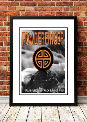 Powderfinger ‘Transfusion EP’ In Store Poster 1993