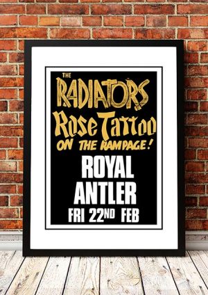 Rose Tattoo / The Radiators ‘Royal Antler’ Sydney, Australia 1980