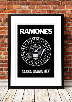 Ramones ‘Gabba Gabba Hey!’ Poster