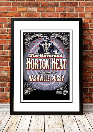 Nashville Pussy / The Reverend Horton Heat Tour Poster USA, 2008