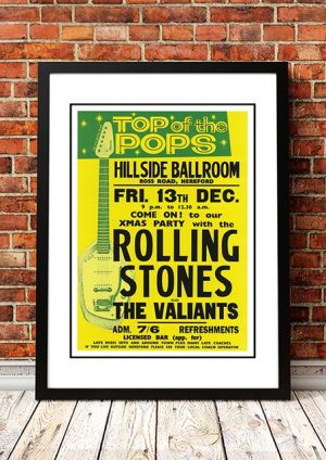 The Rolling Stones / The Valiants ‘Hillside Ballroom’ Hereford, UK 1963