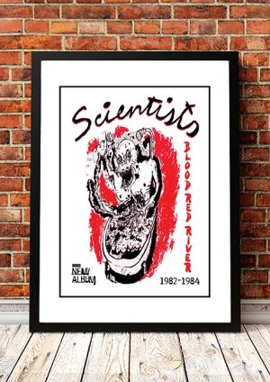 The Scientists ‘Blood Red River 1982-1984’ In Store Poster 2001