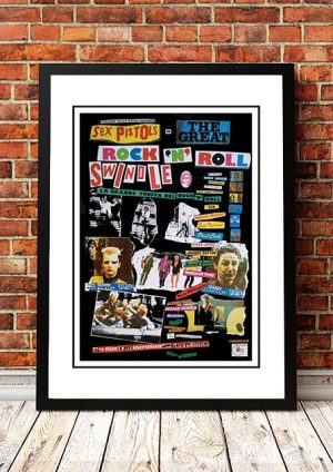 Sex Pistols ‘Great Rock N Roll Swindle’ In Store Poster 1980