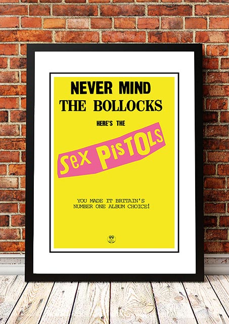 Sex Pistols 'Never Mind The Bullocks' Poster | Band & Concert Posters!