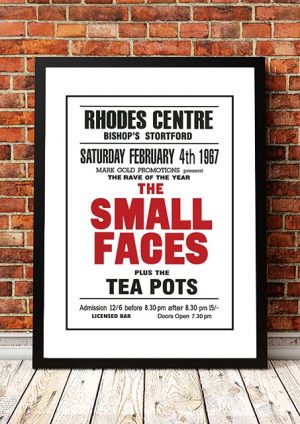 Small Faces / The Tea Pots ‘Rhodes Centre’ Bishops Stortford UK 1967