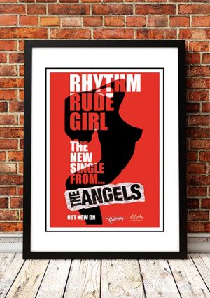 The Angels (Angel City) ‘Rhythm Rude Girl’ In Store Poster 1990