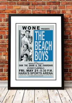The Beach Boys / Sam The Sham / Glenn Campbell ‘Hara’s Sports Arena’ Dayton, US 1965