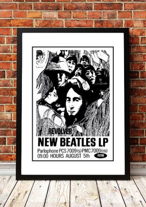 The Beatles ‘Revolver’ In Store Poster UK 1966