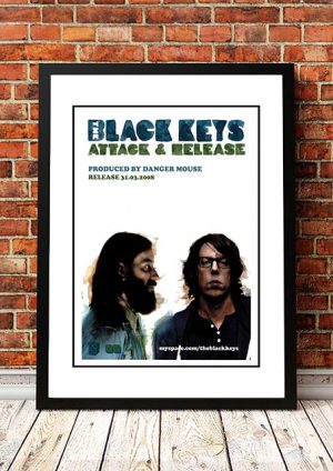 The Black Keys ‘Attack And Release’ In Store Poster 2008