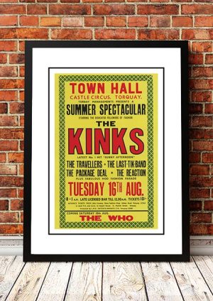 The Kinks ‘Town Hall Castle Circus’ Torquay, UK 1966