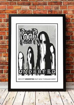 The Poor Boys (aka The Poor) ‘Underfed’ In Store Poster 1994