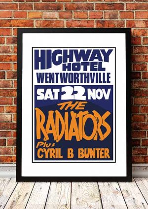 The Radiators / Cyril B Bunter ‘Highway Hotel’ Sydney, Australia 1980