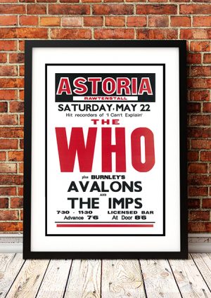 Who / Avalons / The Imps – ‘Astoria’ Rawtenstall UK 1966