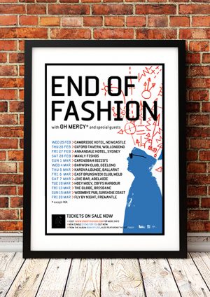 End Of Fashion / Oh Mercy – ‘Book Of Lies’ Australian Tour 2008