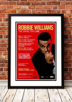 Robbie Williams – ‘The Swing Tour Live’ Australian Tour 2014
