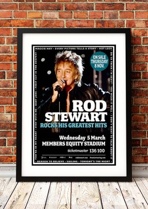 Rod Stewart ‘Rocks His Greatest Hits’ – Perth Australia 2008