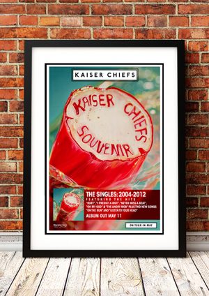 Kaiser Chiefs ‘Souvenir’ – In-Store Poster 2012