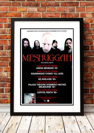 Meshuggah ‘Obzen’ – Australian Tour 2008
