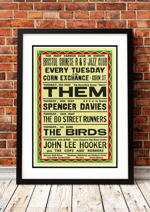 Them / Spencer Davis / The Byrds / John Lee Hooker – Bristol Chinese R & B Jazz Club 1965